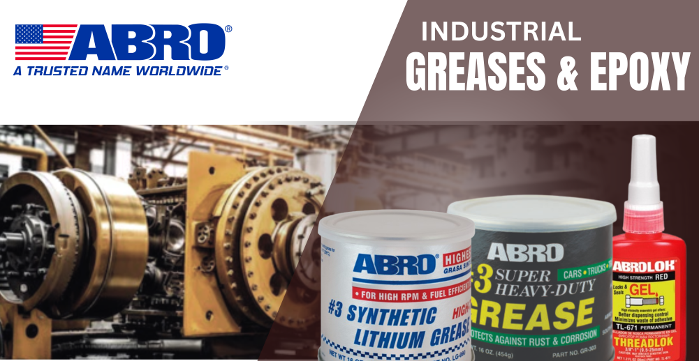 ABRO Industrial Greases & Epoxy products at ArtaalValley